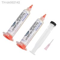 ✿❡ 2pcs/lot 10CC NC-559-ASM-UV Solder Flux Paste Lead-free Needles Booster Syringe Pusher For Cell Phone BGA PCB Soldering Repair