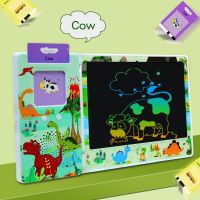 TUNJILOOL Early Education Flash Cards Reader with 8.5 inch LCD Drawing Tablet For Chidlren Preschool Learning Toys for Kids Flash Cards Flash Cards