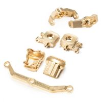 Brass Steering Block Caster Block Axle Cover Steering Link for Traxxas TRX4M TRX-4M 1/18 RC Crawler Car Upgrades Parts Accessories