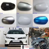 【car parts】 HengFei อุปกรณ์เสริมในรถยนต์ที่อยู่อาศัยกระจกย้อนกลับสำหรับโตโยต้า Auris 2012 2019ฝาครอบกระจกมองหลังเปลือกกระจกย้อนกลับ