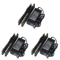 3X 19V 4.74A 90W Universal Power Adapter Charger for Acer Asus Dell Lenovo Samsung Toshiba Laptop 18.5V 19.5V 20V