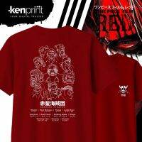 【New】[S-4XL]เสื้อยืด ลาย One PIECE FILM AKAGAMI PIRATES สีแดง | แฮร์พีเรต สีแดง | ไม่ใช่ทางการ | เสื้อเชิ้ต One Piece | ผ้าฝ้