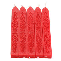 Set of 5 Square Candle Wax with Wick Sealing Wax Stick for Home Party Festival Candlelight Dinner xqmg Candles Holders Home Deco