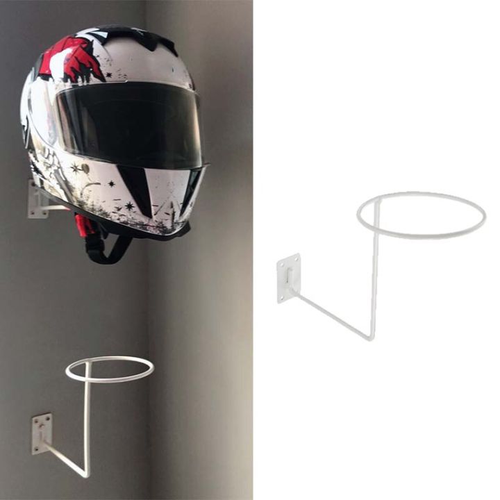 Motorcycle Helmet Holder Hanger Rack Wall Mounted Hook for Coats Hats