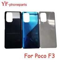 สำหรับ Xiaomi F3 Poco M2012K11AG ฝาหลังปิดโทรศัพท์หลังแผงด้านหลังประตูเคสซ่อมแซมชิ้นส่วนอะไหล่ LHG3765