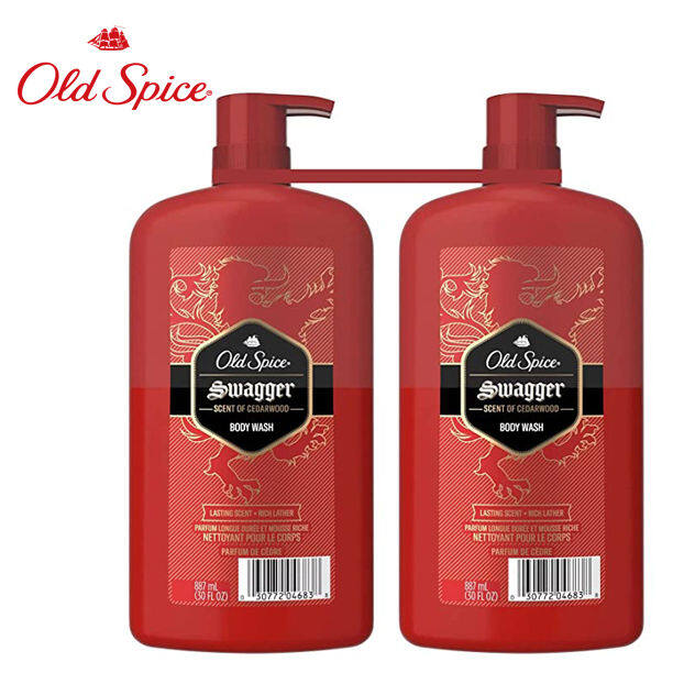 old-spice-swagger-body-wash-for-men-กลิ่นซีดาร์วูด-30-ออนซ์-2-แพ็ค-ราคา-990-บาท