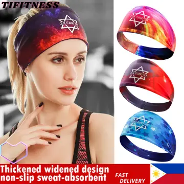 Sports Sweatband Cotton Elastic Headband Men Women Running hand Protect  Yoga Pilates GYM Exercise Hair Bands