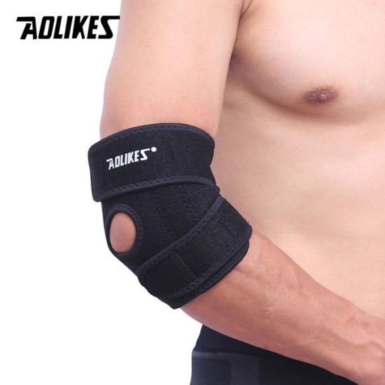 Đai bảo vệ khủy tay tập gym, chơi thể thao elbow support có lò xo chịu lực - ảnh sản phẩm 1