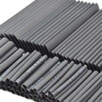 127PCS 7.28m Black 2:1 Assortment Heat Shrink Tubing Car Cable Sleeving Wrap Wire Kit Useful cable Electrical Tube shrinktube Electrical Circuitry Par