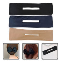 UEETIQ【Hot Sale】 3 pcs ผม Bun Maker ผมบิดเครื่องมือยืดหยุ่น Donut Hair Bun เครื่องมือจัดแต่งทรงผม