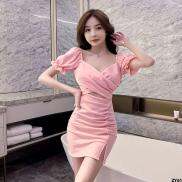 Xông Hơi Bó Sát, Massage Chân, Hộp Đêm, Váy Liền Khí Chất, Túi Đeo Hông