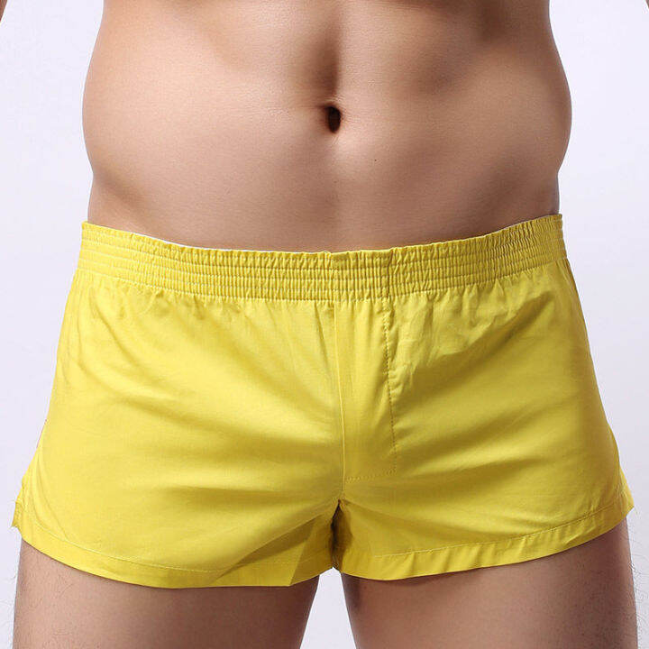 2022-men-summer-breathable-cotton-male-gym-sports-running-sleep-comfortable-casual-shorts-for-7-colors