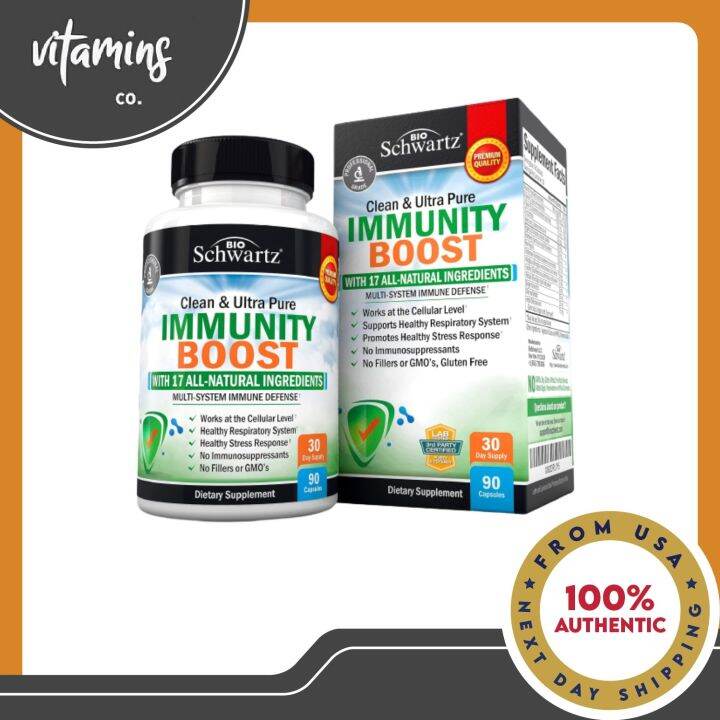 BioSchwartz Immunity Boost with 17 All Natural Ingredients (90 count