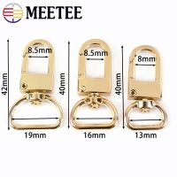 ：“{—— 5/10/20Pcs Meetee 13-19Mm Bag Metal Belt Strap Buckles Carabiner Snap Spring Hook Lobster Clasp Dog For Purse DIY Leather Craft