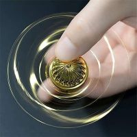 EDC Fidget Spinner Toys Fingertip Spinning Gyroscope Anti-Stress Toys for Kids Adults Rotating Metal Ball Desktop Stress Relief