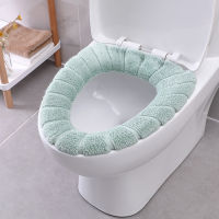 Multicolor Toilet Seat Mat Cover Winter Warmer Pad Cushion Thicker Washable Closestool Soft Warmer Bathroom Supplies 2 Styles