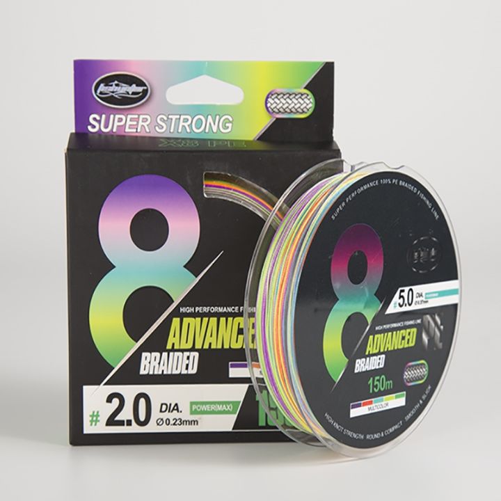 pesca-ทอ8x-บรรทัด-multifilament-ญี่ปุ่น-ปลาคาร์พบิน8เส้นเกลียว-pe-ใหม่150เมตรสายเบ็ดตกปลาแข็งแรง