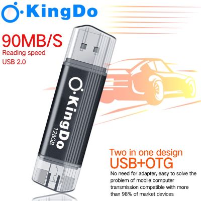 ⭐(Flash-Sale) USB Kingdo Otg แฟลชไดรฟ์โลหะความเร็วสูง 128G 64G 32G Type-C แบบ Dual Otg Usb สําหรับแฟลชไดรฟ์ความเร็วสูง ส่งเร็ว🚚