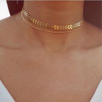 【DT】hot！ Fashion Jewelry Layer Chocker Necklace Coin Chain Choker Plated Accessory