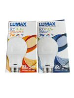 Lumax L&amp;E LED Bulb A60 หลอดไฟบ้าน E27 7W  แสงเหลือง วอร์มไวท์ / แสงขาว เดย์ไลท์