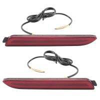 LED Bumper Reflector Bright Red Lens Brake Lights for Toyota Camry 2006-2014