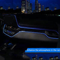 รถ LED Dashboard บรรยากาศสำหรับ Toyota CHR C-HR 2017-อุปกรณ์เสริมภายในอะไหล่ Central Control Light Decor Strip