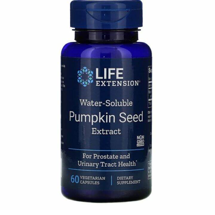 Life Extension WaterSoluble Pumpkin Seed Extract prostate Urinary