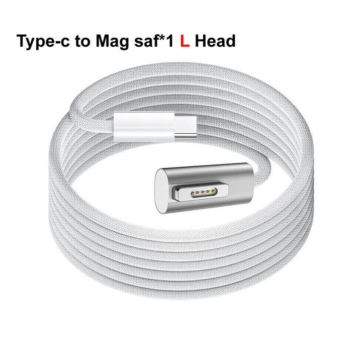 100w-usb-type-c-ไปเป็นแม่เหล็ก1-2สายอะแดปเตอร์สำหรับ-macbook-air-pro-หัวเปลี่ยนสายชาร์จ-pd-ชาร์จไฟสายชาร์จเร็ว