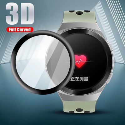 3D Soft Fibre Glass Protective Film Cover For Huawei Watch GT2E Full Screen Protector Case Huawei GT 2E SmartWatch Accessories Cases Cases