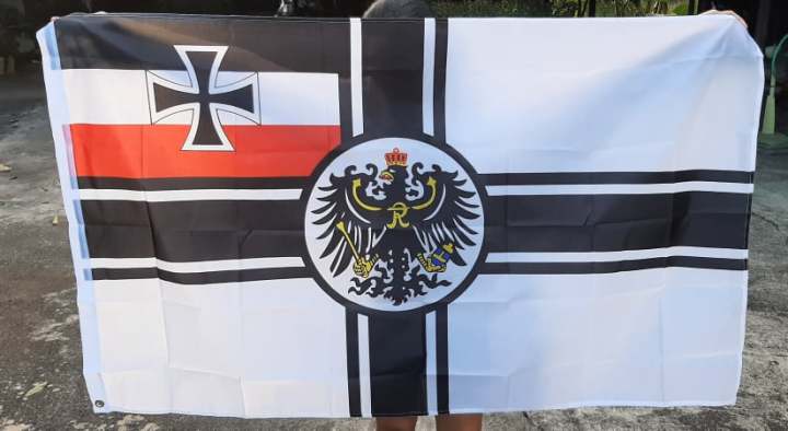 ธงจักรวรรดิเยอรมัน-german-empire-ช่วงสงครามโลกครั้งที่1-ขนาดประมาณ-90x150-ซม-3x5-ฟุต