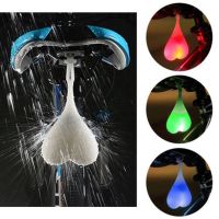 ❁▦ Bicycle Warning Flexible Silicone Back Rear Cycling LED Heart Egg Testicle Lamp Decorative Safety Cycling Ball Tail Lamp