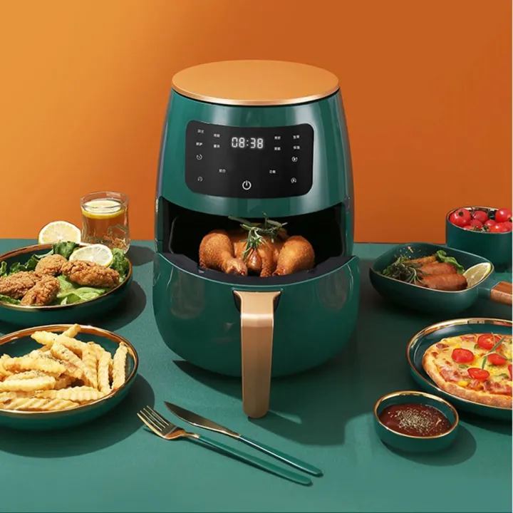 D5JKY LCD Health Oil free Smart Touch Digital Screen Fryer fries Pizza ...