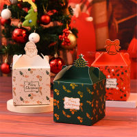 New Style Gift Bag Christmas Paper Box Little Gift Packaging Bag Cookie Candy Bag Party Decor Gift Bag