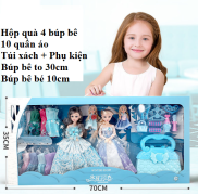 Nhiều Mẫu Đồ chơi Búp bê Elsa 5D Kèm Phụ Kiện Nữ Hoàng Băng Giá Hàng Đẹp