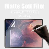 [HOT DOLXIOWEOH 539] 3Pack Matte Screen Protector ฟิล์มสำหรับ Apple iPad Pro 12.9 2021 2020สำหรับ iPad 12.9นิ้ว2018 2017 2015แท็บเล็ต Protector ฟิล์มนุ่ม