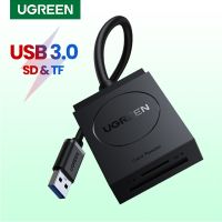 UGREEN การ์ดรีดเดอร์ Card Reader สามารอ่านได้ 2 การ์ดพร้อมกัน USB 3.0 สำหรับโทรศัพท์ Android