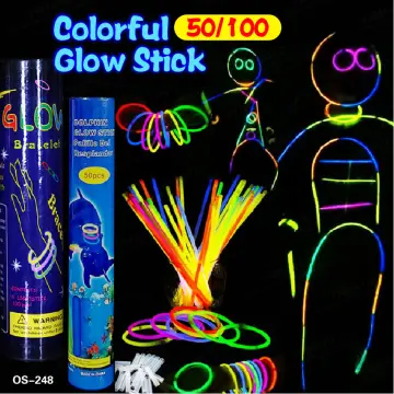 Cheap 20/50 PCS Fishing Float Light Stick Fluorescent Lightstick