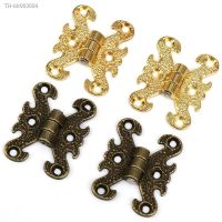 ▥♂ 2PCS Decorative Box Hinges Jewelry Box Hardware for Vintage Wooden Cases Jewelry Boxes Wine BoxesCabinets