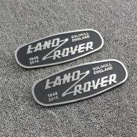 สัญลักษณ์กระจังหน้ารถโลหะ3มิติสำหรับ Land Rover SOLIHULL ENGLAND Logo Defender 2015สติกเกอร์ตกแต่งป้ายอัตโนมัติ