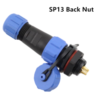 SP13 กันน้ำ 2 3 4 5 6 7 9 Pin IP68 Connector การบินปลั๊กซ็อกเก็ตหญิง LED รถจักรยานยนต์สกู๊ตเตอร์-rfwerjhnbs