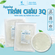 Trân châu 3Q trắng gói 250g hạt có độ giòn ngọt thơm và đều hạt