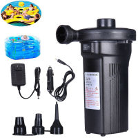 Electric Air Pump Inflator 12v 240v 4500mah Rechargeable Air Compressor Portable For Pvc Boat Mattress Inflatable Pool Raft Bed