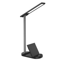 Desk Lamp, LED Desk Lamp with USB Charging Port, Wireless Charger, Desk Lights for Home Office, Eye-Caring