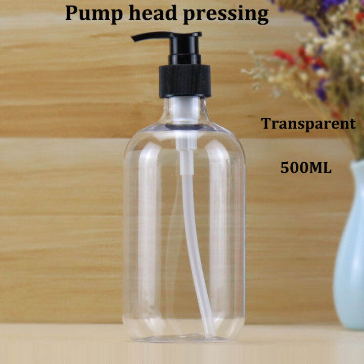 Ready Stock 500ML/250ML Portable Travel Empty Pump Bottles Bathroom Gel