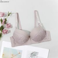 บราไม่มีสายบราบราบราบราบราบราดันชุดชั้นในหญิง Bralette คัพมี7สีบราลายดอกไม้ไม่มีชุดว่ายน้ำแบบเสริมฟองน้ำสำหรับ90C บรา95C 100C Bh