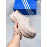 ◑۞♕ Adidas ADIFOM STAN MULE รองเท้าแตะ พื้นหนา ระบายอากาศ เพิ่มความสูง สําหรับผู้หญิง