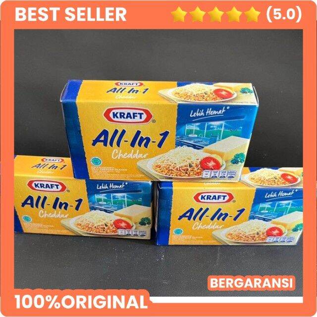 Keju Kraft All In One Cheddar 165gr | Lazada Indonesia