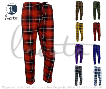 Checkered Cotton Pajama Pants For Women SleepWear