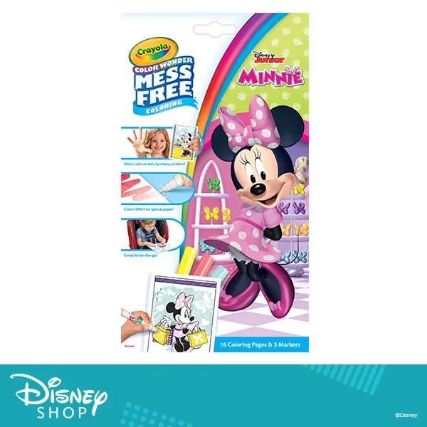 Crayola Color Wonder Mess-Free Disney Jr. Minnie Mouse Coloring Set ...