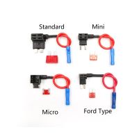 M/S/Mini ATM Auto Fuse Adapter tap Dual Circuit Adapter Holder For Car Auto Truck with Blade Auto Fuse